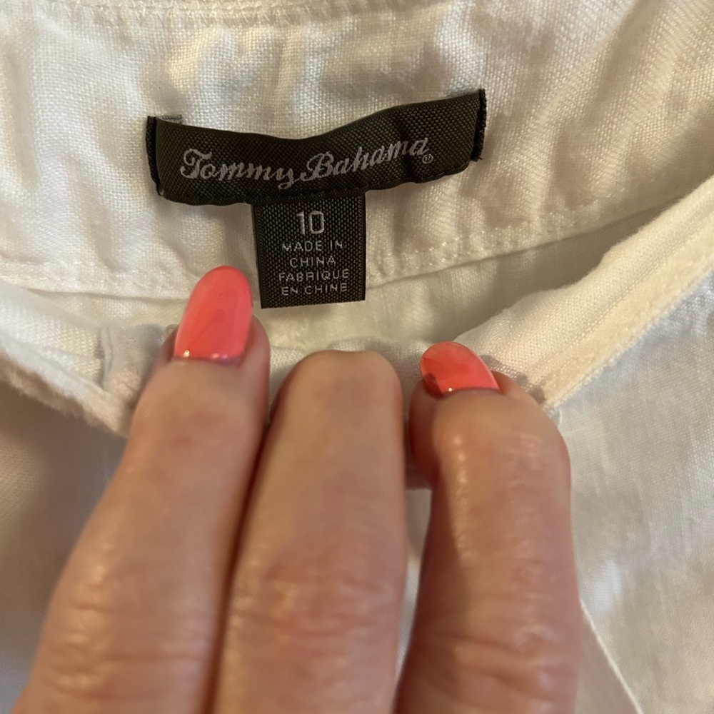 Tommy Bahama White Linen Pants - Picture 4 of 7